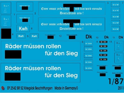 Br 52 War Steamer Markings - zdjęcie 1
