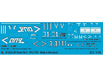 Idf No 5 Merkava 2 - Magach 7c Und 2 M113 Zelda - zdjęcie 1