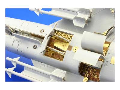  F-100C undercarriage 1/48 - Trumpeter - blaszki - zdjęcie 5