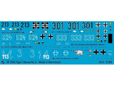 5 Tiger I Tanks No. 5 - zdjęcie 1