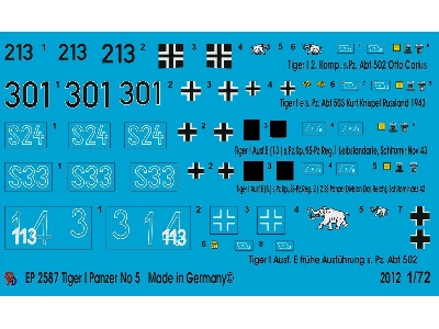 5 Tiger I Tanks No. 5 - zdjęcie 1