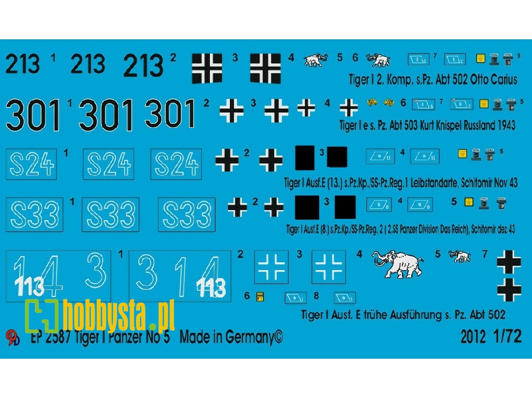 5 Tiger I Tanks No. 5 - zdjęcie 1