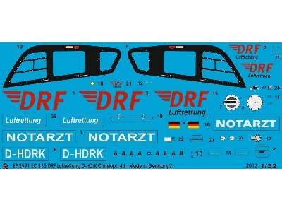 Ec 135 Drf Rescue Helicopter D-hdrk Christoph 44 - zdjęcie 1