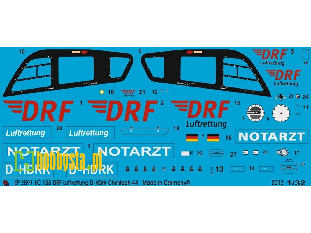 Ec 135 Drf Rescue Helicopter D-hdrk Christoph 44 - zdjęcie 1