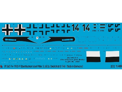 Fw 190 D-9 Oberstleutnant Josef Priller 5./Jg 26, Germany 1945 - zdjęcie 1