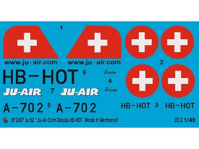 Ju 52 Ju-air-com Dessau Hb-hot - zdjęcie 1