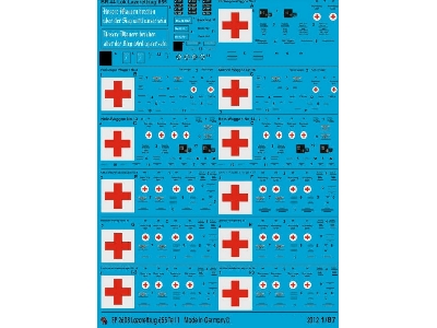 Ambulance Train 655 Steamer, Staff Cars, Part 1, Wounded Waggons, Total 11 Waggons - zdjęcie 1