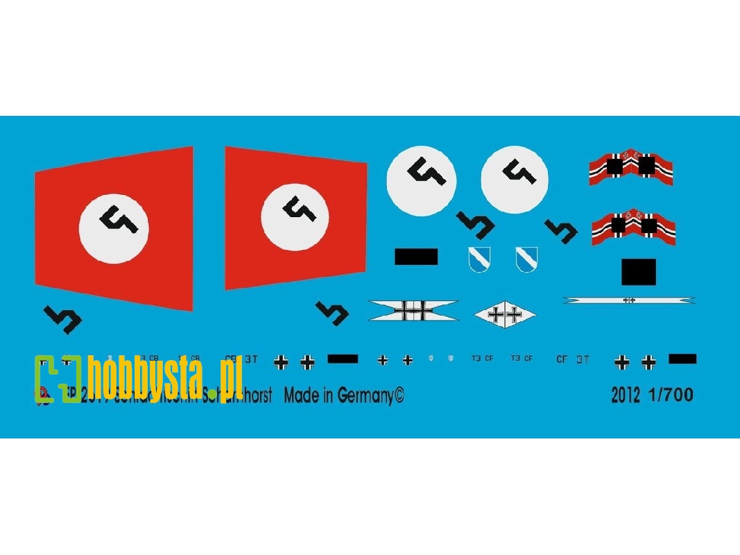 Markings For The Battleship Scharnhorst - zdjęcie 1