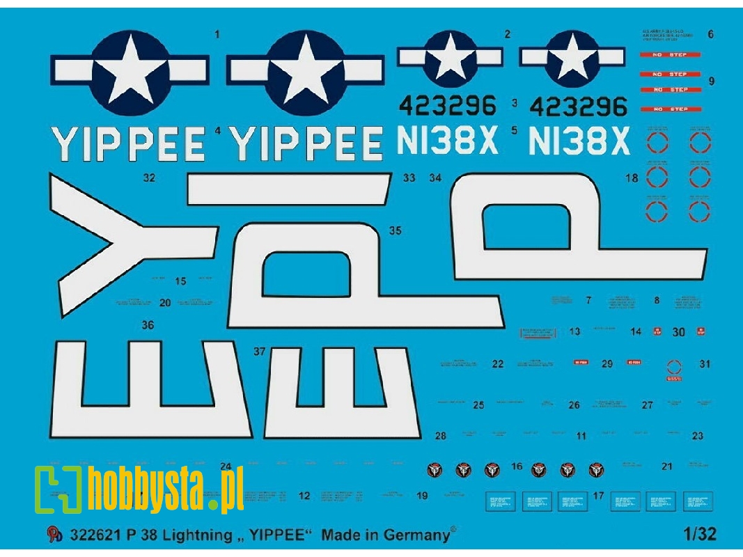 P 38 Ligthning "yippee" - zdjęcie 1