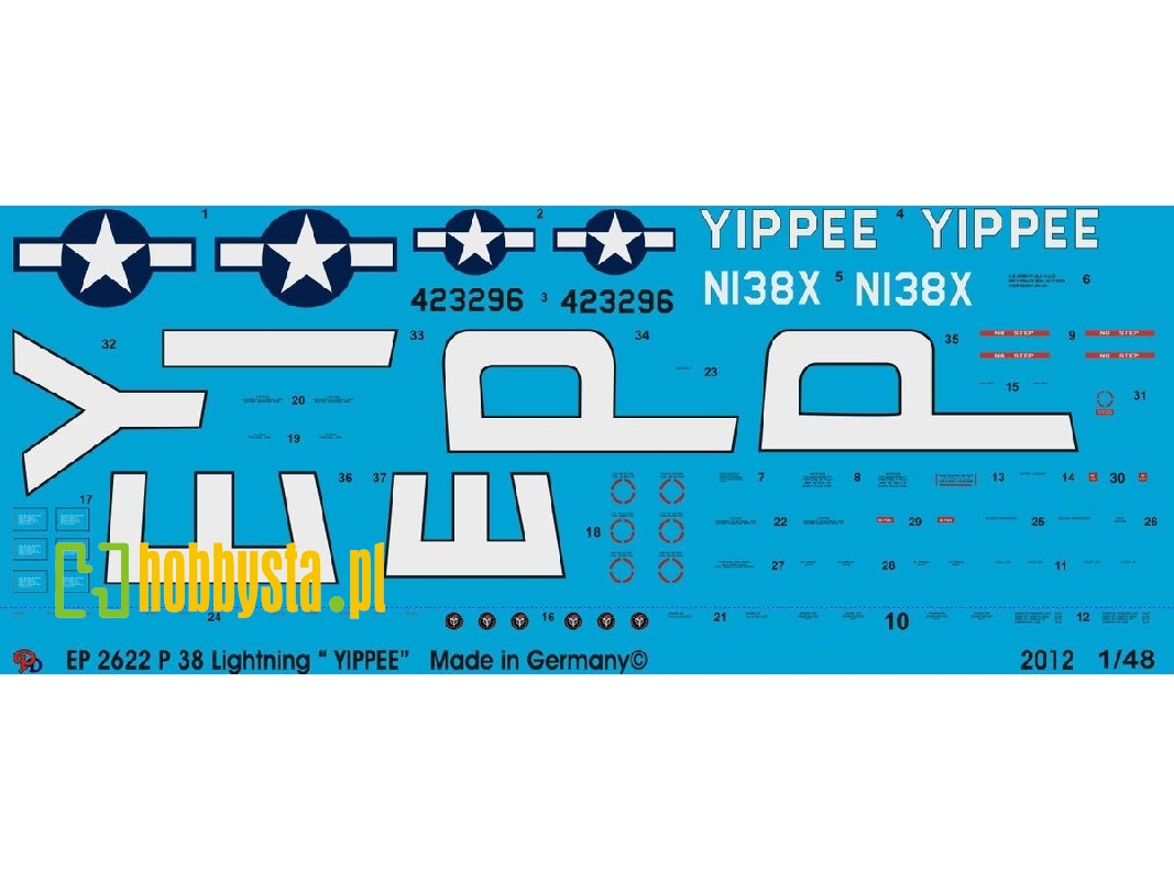 P 38 Ligthning "yippee" - zdjęcie 1