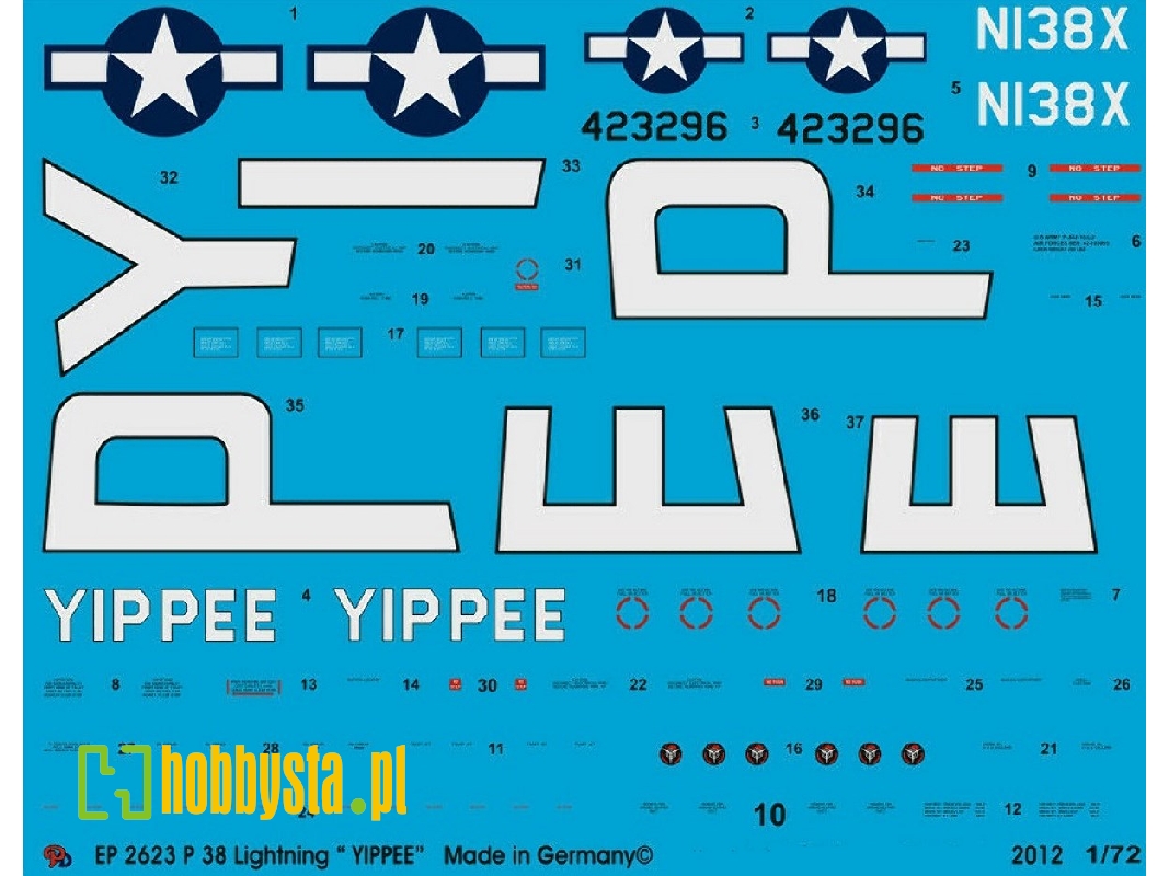 P 38 Ligthning "yippee" - zdjęcie 1