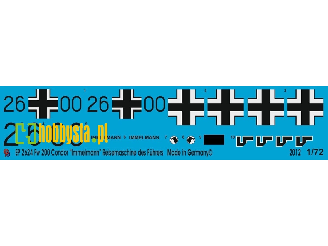 Fw 200 Condor Immelmann Personal Plane Of Adolf Hitler - zdjęcie 1