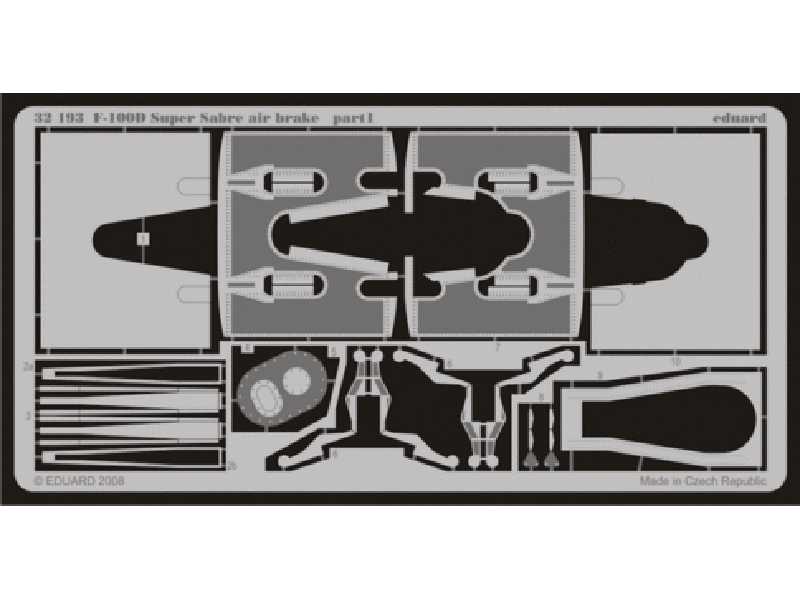  F-100D air brake 1/32 - Trumpeter - blaszki - zdjęcie 1