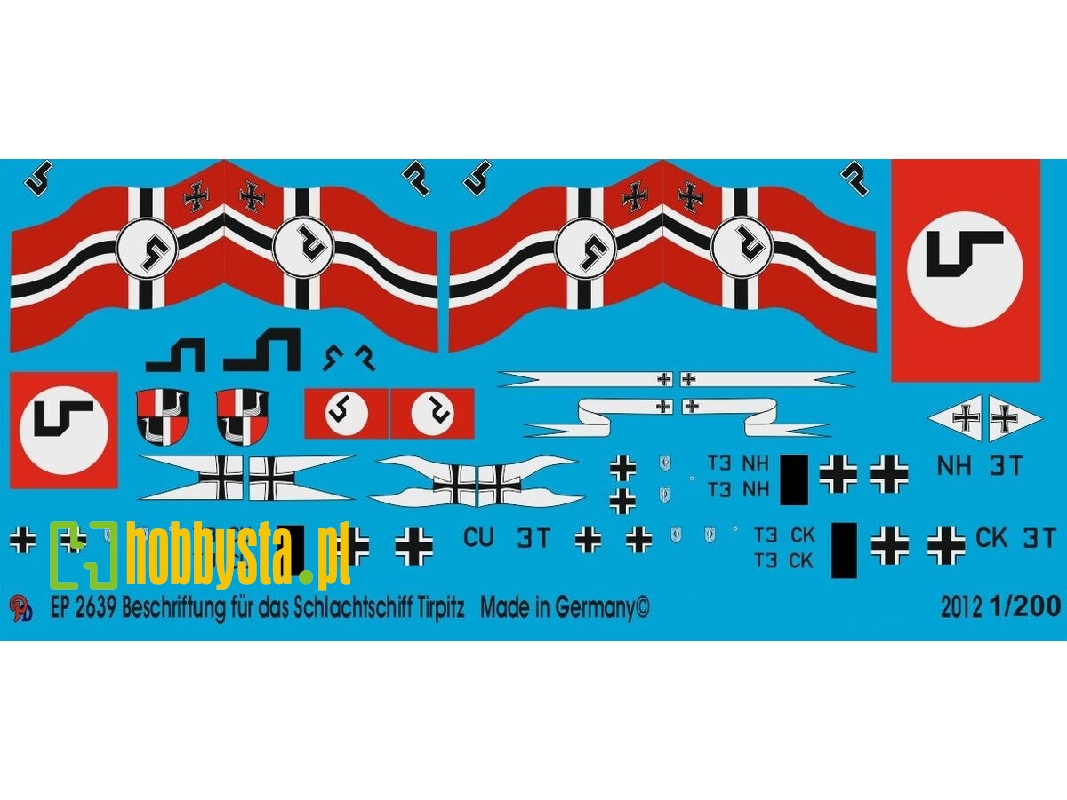 Battleship Tirpitz Markings - zdjęcie 1