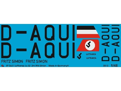 Ju 52/3m Fritz Simon D-aqui - zdjęcie 1