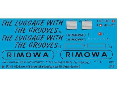 Ju 52/3m Ju Air Rimowa Koffer Promotion Flight In The Usa - zdjęcie 1