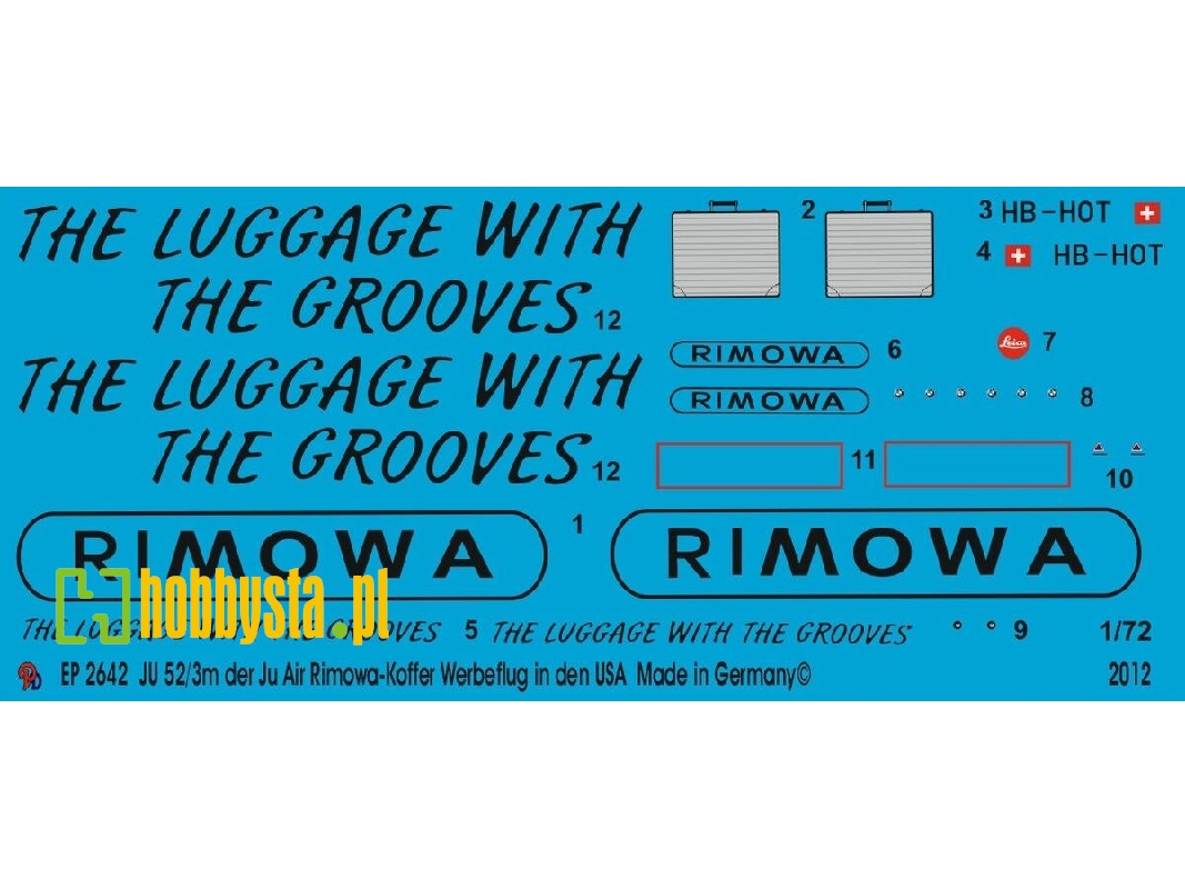 Ju 52/3m Ju Air Rimowa Koffer Promotion Flight In The Usa - zdjęcie 1