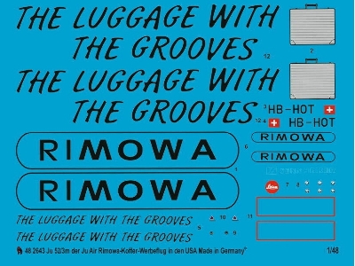 Ju 52/3m Ju Air Rimowa Koffer Promotion Flight In The Usa - zdjęcie 1
