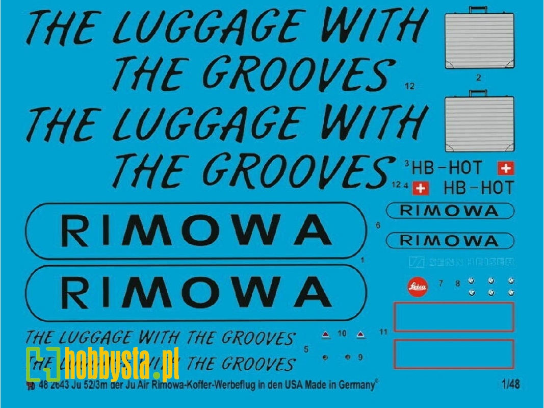 Ju 52/3m Ju Air Rimowa Koffer Promotion Flight In The Usa - zdjęcie 1
