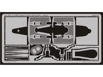  F-100D air brake 1/32 - Trumpeter - blaszki - zdjęcie 2