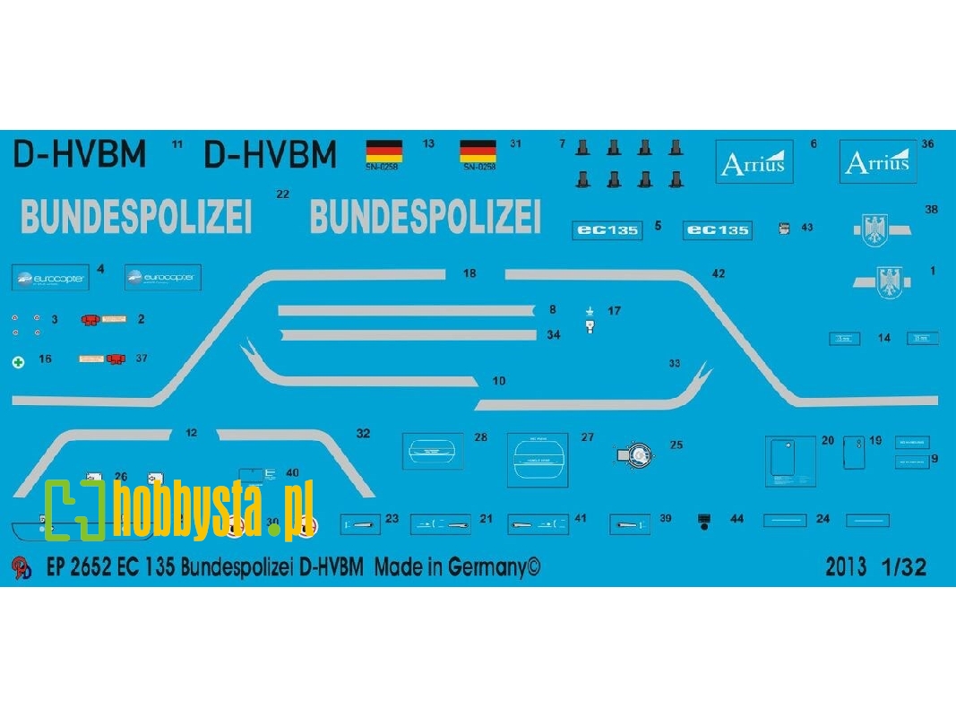 Ec-135 Bundespolizei D-hvbm - zdjęcie 1