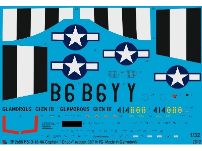 P-51 D-15-na Captain "chuck" Yeager, 357th Fg - zdjęcie 1