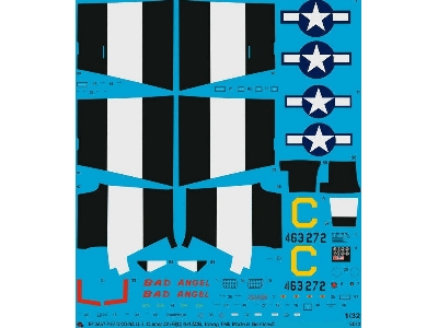 P-51d-20-na Lt. E. Curdes 4th Fs(C)/3rd Acg, Laoag 1945 - zdjęcie 1