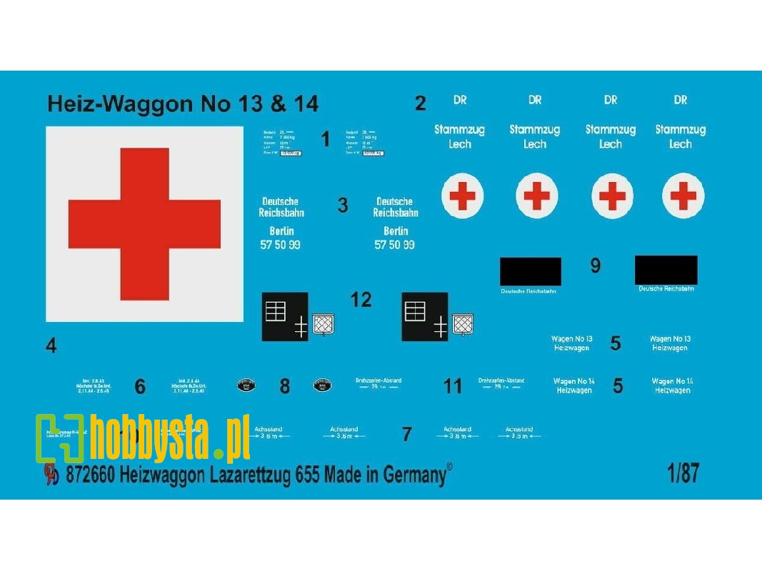 Heating Wagon Of The Ambulance Train 655, White Label - zdjęcie 1