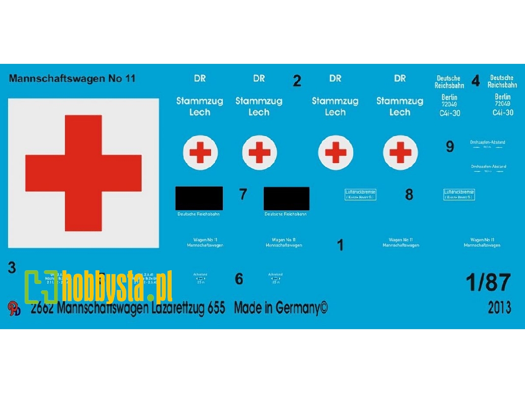 Crew Wagon Of The Ambulance Train 655, White Label - zdjęcie 1