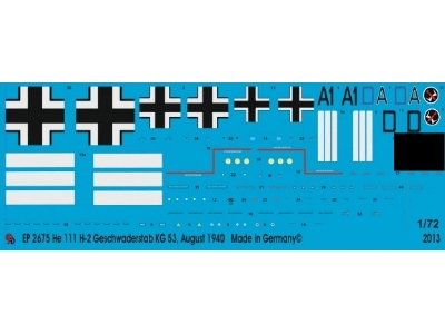 He 111 H-2 Geschwaderstab Kg 53, August 1940 - zdjęcie 1