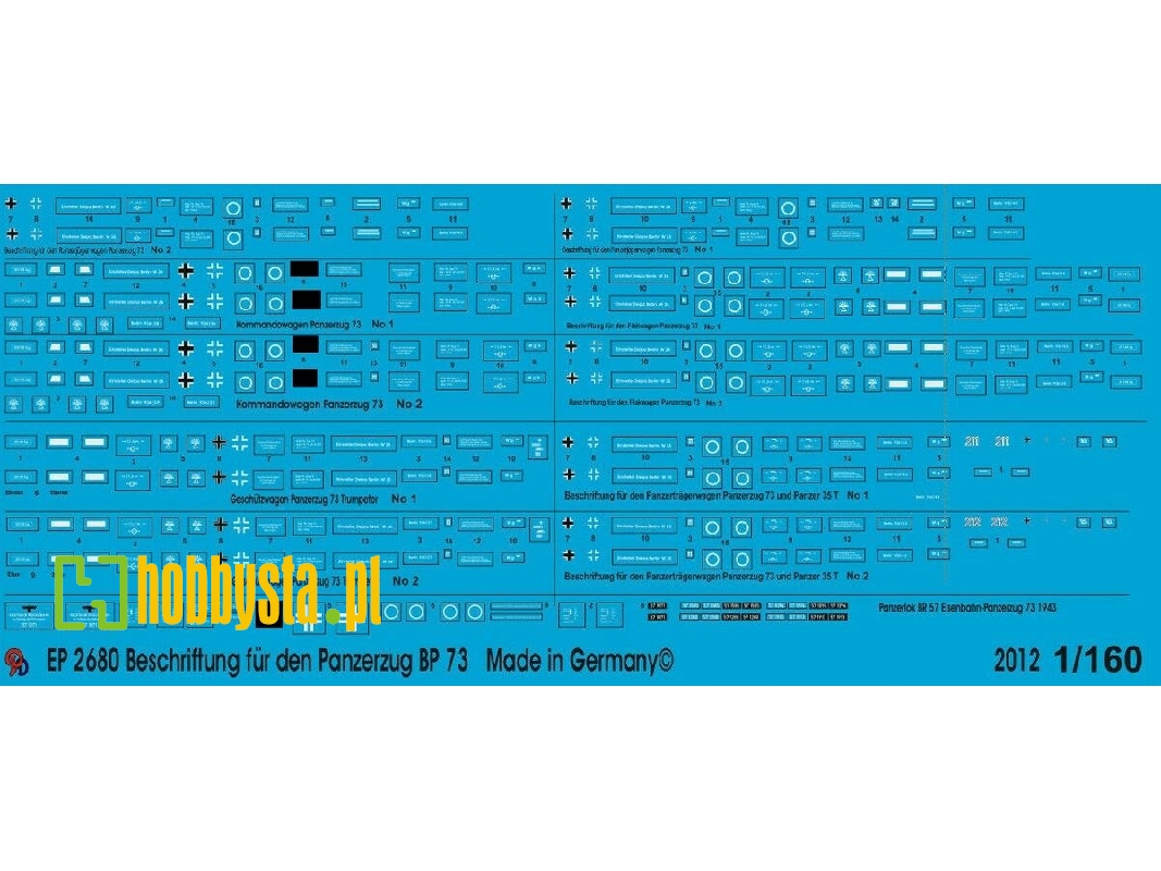 Markings For The Armored Train Bp 73 - zdjęcie 1