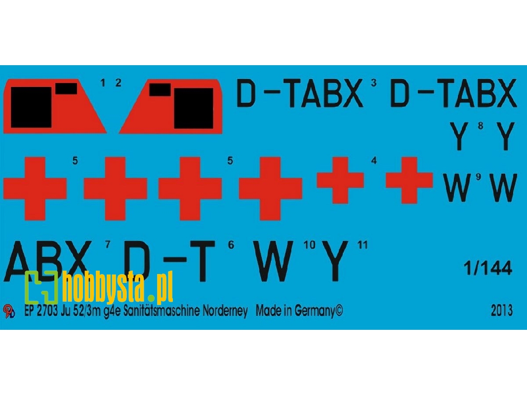 Ju 52/3m G4e Ambulance Plane Based On Norderney - zdjęcie 1