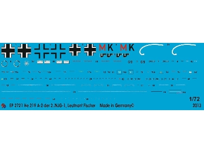 He 219 A-2 2/Njg 1 Lt. Fischer - zdjęcie 1