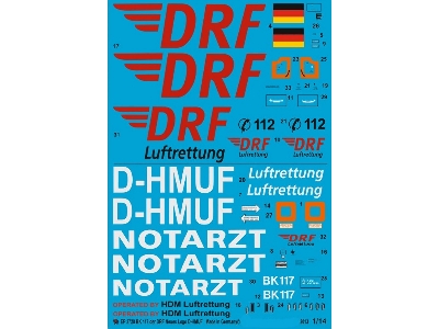 Bk 117 Of The Drf Rescue Flight D-hmuf - zdjęcie 1
