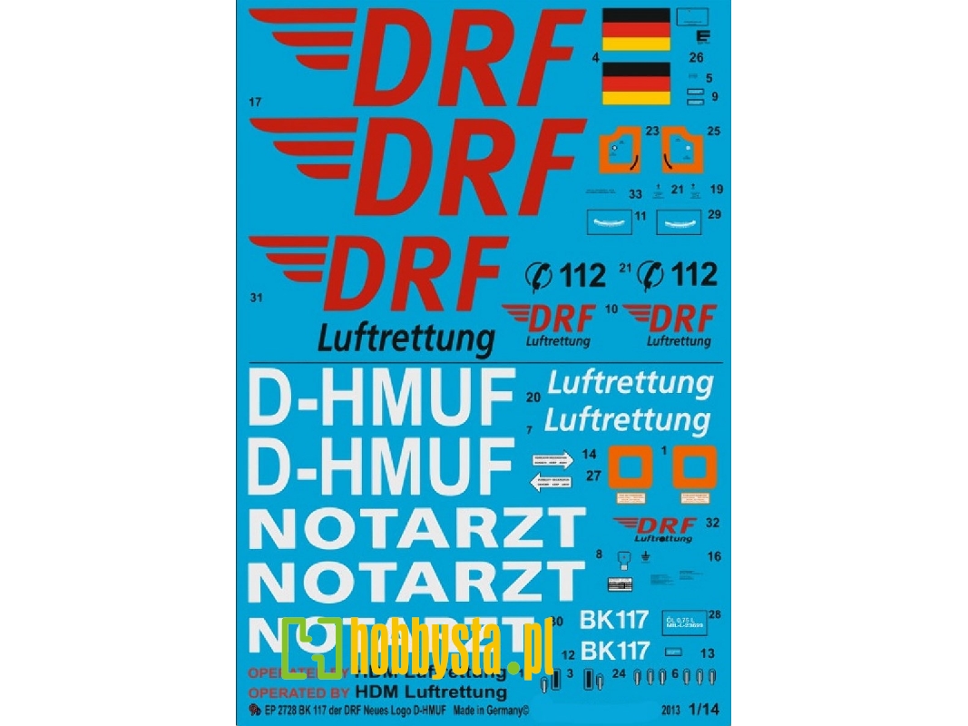 Bk 117 Of The Drf Rescue Flight D-hmuf - zdjęcie 1