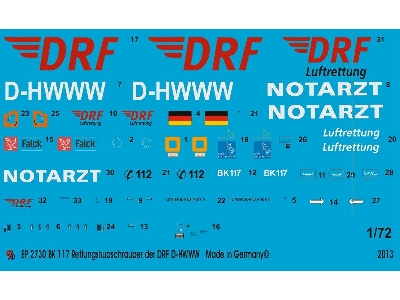 Bk 117 Rescue Helicopter Of The Drf Christoph Europa D-hwww - zdjęcie 1