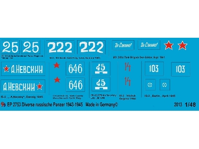 Diverse Russian Tanks Is 2-kv-1s-churchill Mk Iv-m3-isu 152 - zdjęcie 1