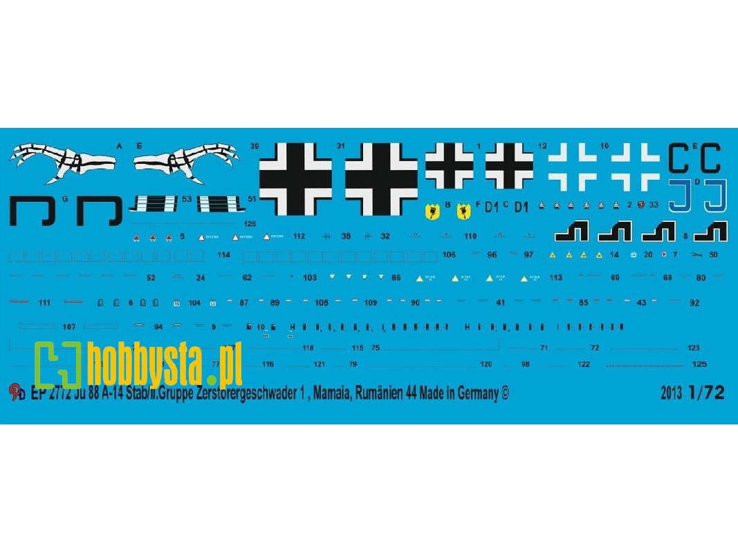 Ju 88 A-14 Stab/Ii Group Zerstörergeschwader 1 - zdjęcie 1