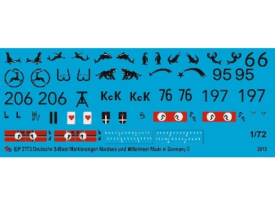German S-boot Markings North Sea And Mediterranean - zdjęcie 1
