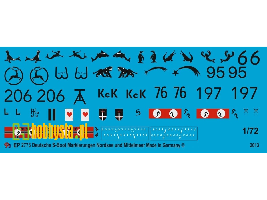 German S-boot Markings North Sea And Mediterranean - zdjęcie 1