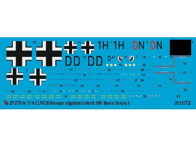 He 111 H-3 5./Kg 26 Norway Made An Emergency Landing In Narvik 1940 - zdjęcie 1