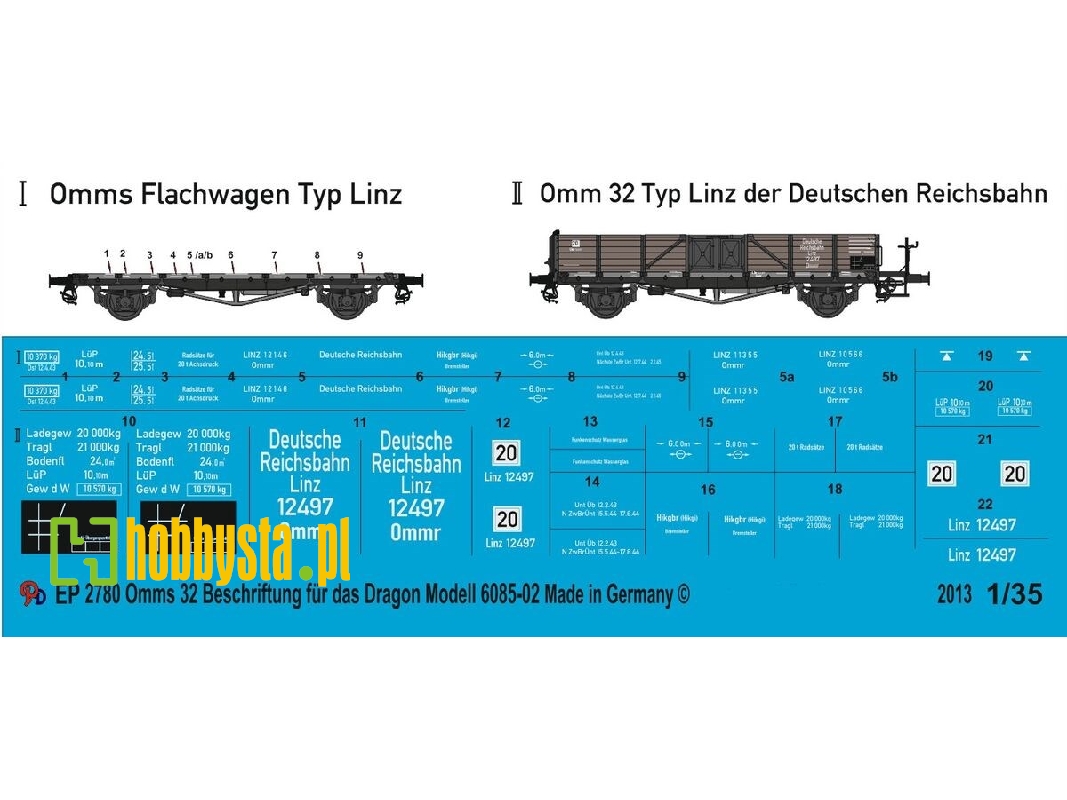 Omms 32 Correct Markings For Dragon Model 6085-02 - zdjęcie 1