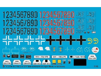 Standard Markings For The Sd. Kfz 250-251 - zdjęcie 1