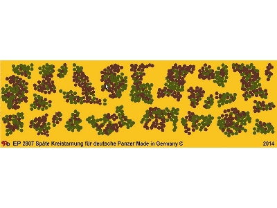 Late Camouflage Markings For German Tanks - zdjęcie 1