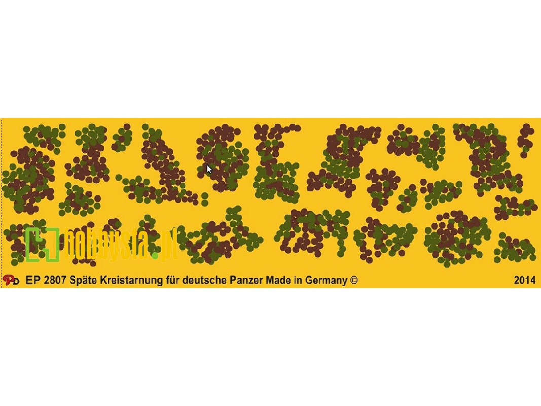 Late Camouflage Markings For German Tanks - zdjęcie 1