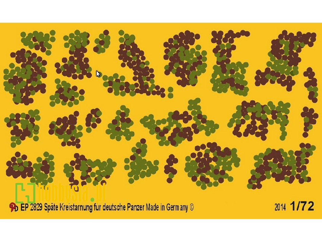 Late German Tank Camouflage - zdjęcie 1