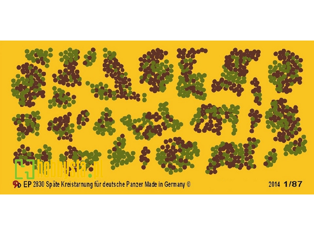 Late German Tank Camouflage - zdjęcie 1
