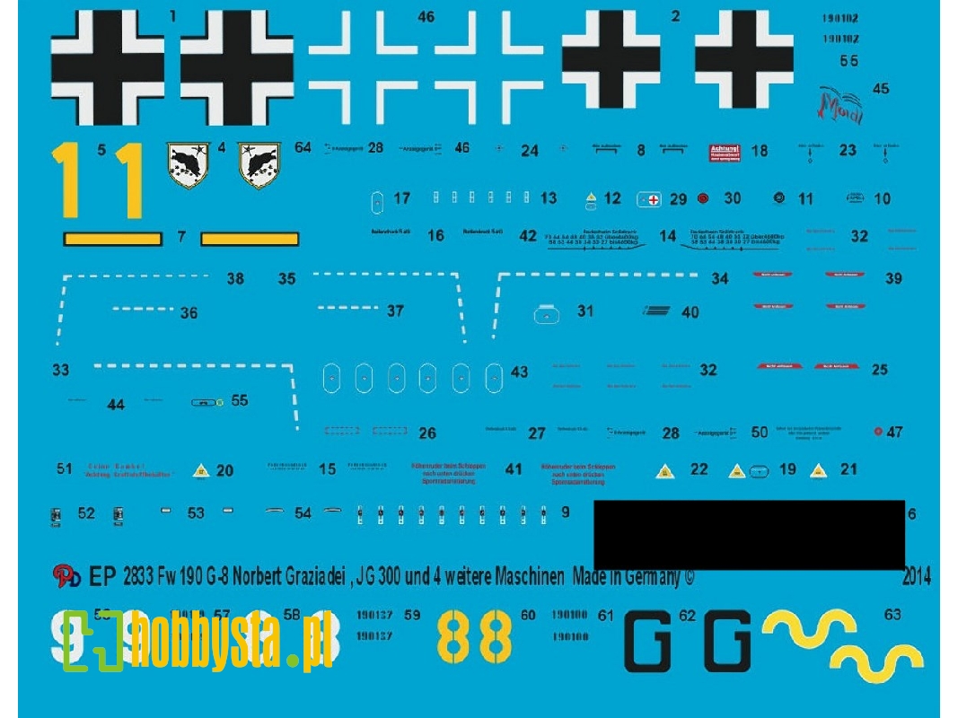 Fw 190 G-8 Norbert Graziadei Jg 300 - zdjęcie 1