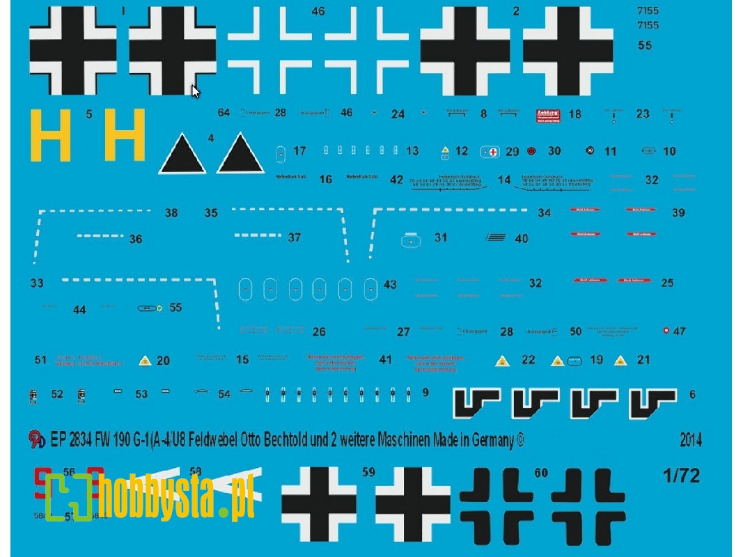Fw 190 G-1/A4/U8 Feldwebel Otto Bechtold 7./Skg 10 - zdjęcie 1