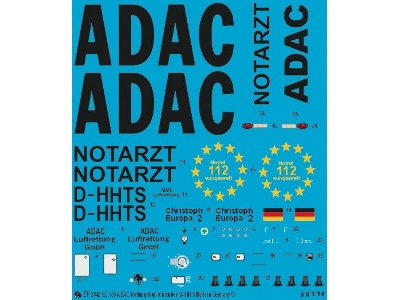 Ec 135 Adac Rescue Helicopter D-hhts - zdjęcie 1